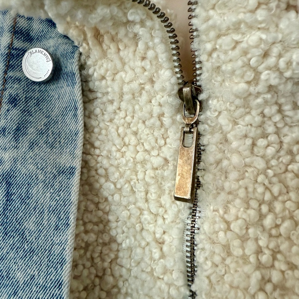 Heavyweight Denim Jacket with Sherpa Lining